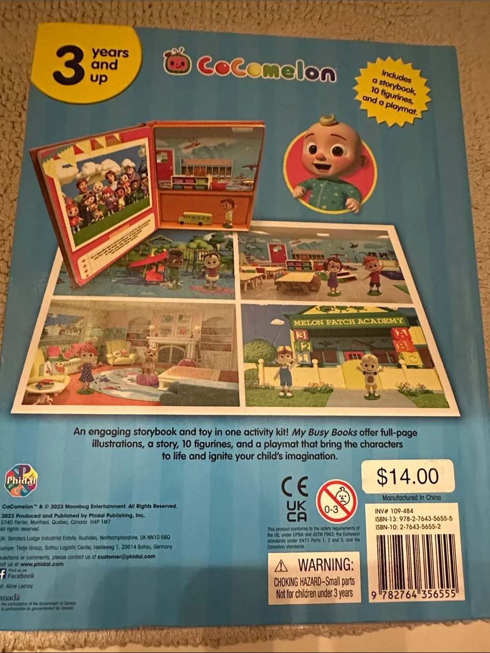Cocomelon Storybook and Figures Set